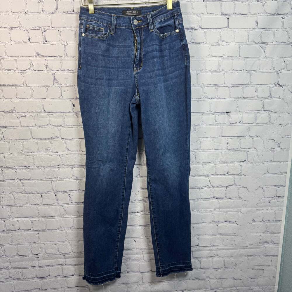 Judy Blue Women's High Rise Boyfriend Jeans Size 5/27 Denim - Picture 2 of 8